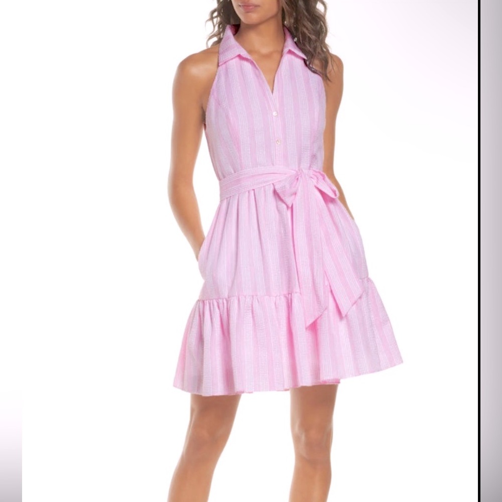 Lilly Pulitzer Trisha Stretch Mini Shirtdress